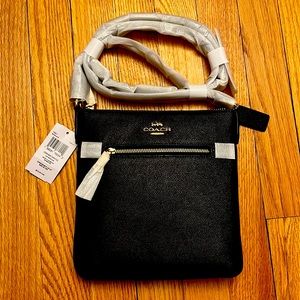 Coach Mini Rowan File Bag - Brand new! Black.